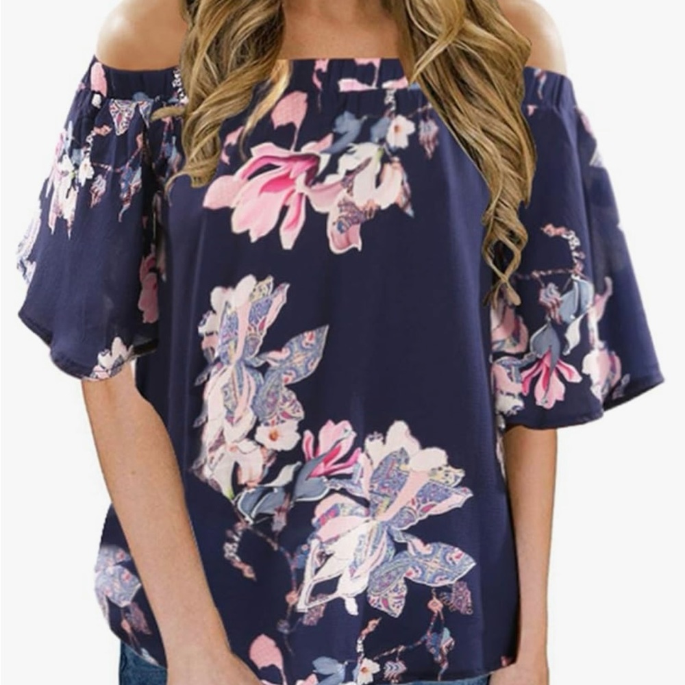Women’s off-the-shoulder top